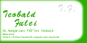 teobald fulei business card